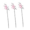 Gogogmee Plum Blossom Pearl Hairpin Traditional Hair Stick Hairpins for Women 3 Pack view 1