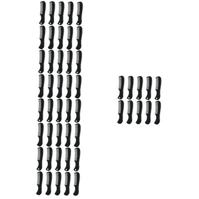 Beaupretty 50pcs Beard Comb for Men Pocket Styling Tool Hair and Mustache Grooming Travel Combs