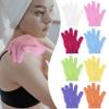 4 Pcs Shower Gloves, Exfoliating Gloves, Exfoliating Mitt, Exfoliating Body Scrub, Loofah Bath Gloves for Men, Women (Pink, 4) view 2