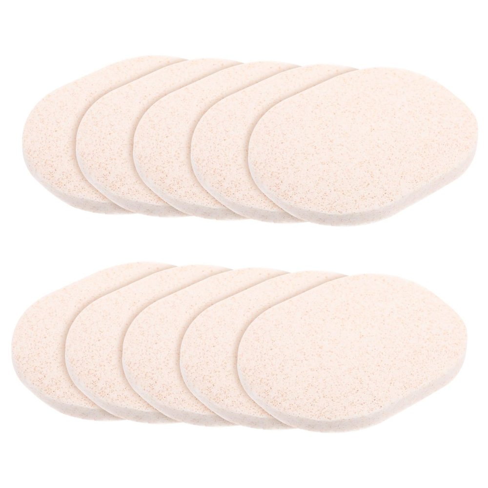 40 pcs Portable Facial Sponges Cleansing Exfoliating Multi Function Face Scrubbers Removing Makeup Dirt Dead Skin Reusable Face Sponges Daily Use
