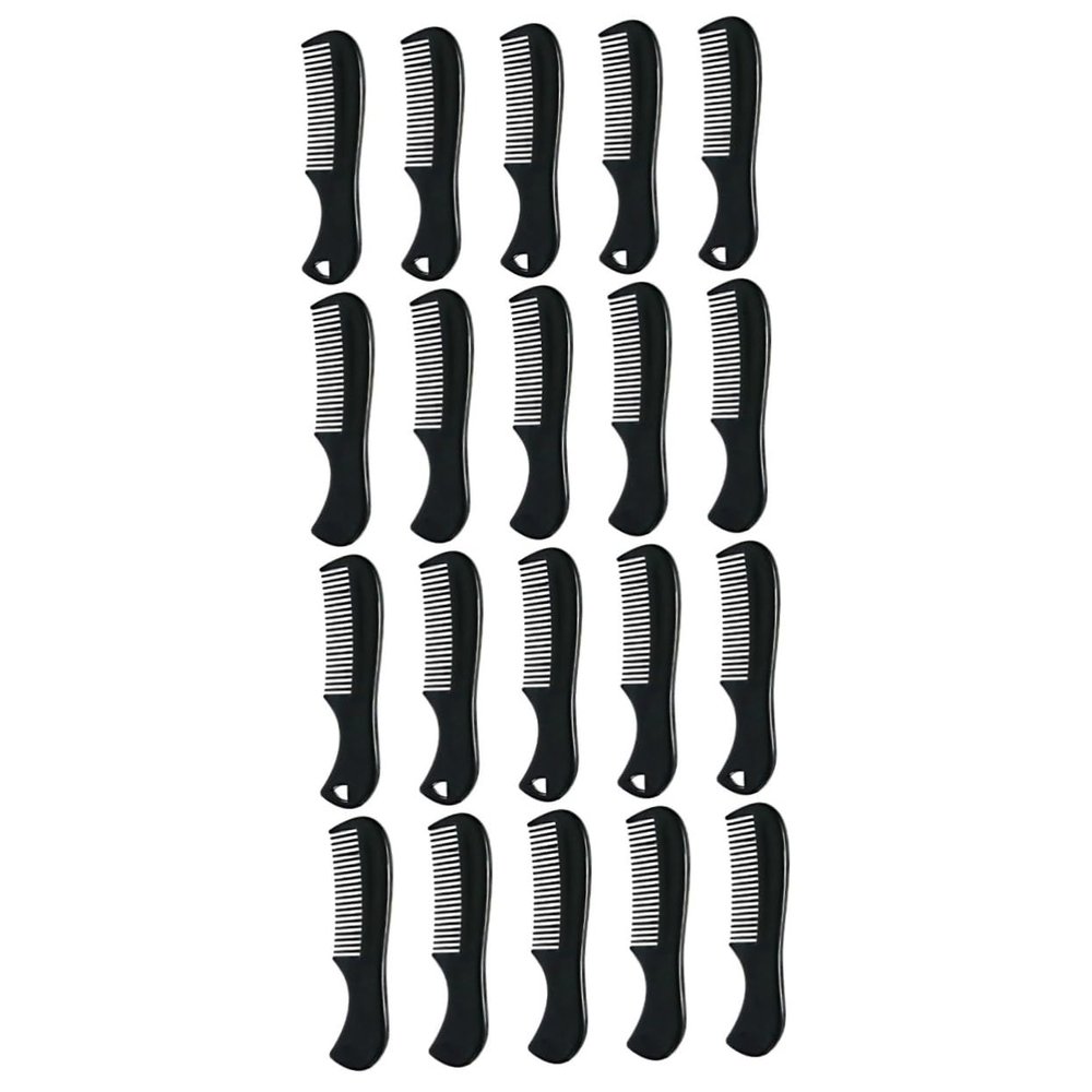 20 pcs mini beard comb wax stick for hair mustache beard mustache comb massage hair wax stick scissors mens s for pocket brush man plastic