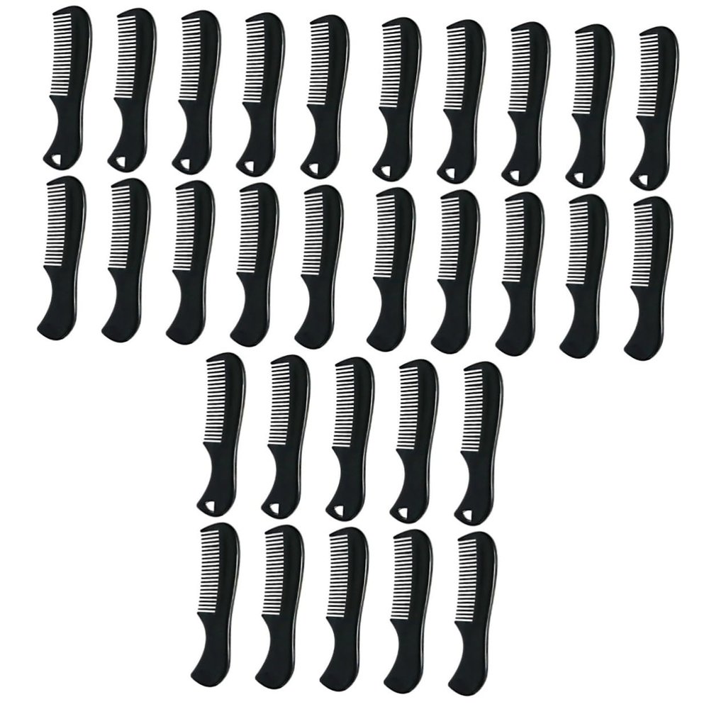Beaupretty 30pcs Beard and Hair Comb Pocket Sized Grooming Tool for Men Fine Toothed Design for Easy Styling and Care Portable for Travel and Daily Use
