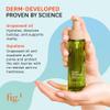 Fig.1 Micellar Oil Cleanser for Face - Makeup Remover Cleansing oil, Facial Cleanser - Squalane & Grapeseed Oil Formula, Cleanse without Clogging Pores, Acne-Prone Facial Skincare, Refillable 3.4 Oz view 4