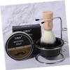 Beaupretty 3sets Men Shaving Kit Safety Razor Shaving Brush Bowl Stand Wet Shave Essential for Dad view 2