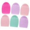 Beavorty 12pcs Silicone Makeup Brush Flexible Beauty Brush Scrubber for Easy Cleaning Mixed Colors for Travel Gym Salon Home Use view 1