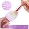 Beavorty 12pcs Silicone Makeup Brush Flexible Beauty Brush Scrubber for Easy Cleaning Mixed Colors for Travel Gym Salon Home Use view 3