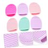 Beavorty 12pcs Silicone Makeup Brush Flexible Beauty Brush Scrubber for Easy Cleaning Mixed Colors for Travel Gym Salon Home Use view 4