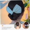 Beavorty 6pcs Hair Bun Maker Lazy Hair Curler Tool for Easy Twisted Buns Black Design for Parties Yoga Running Everyday Styles view 4