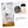Beaupretty 2sets Ergonomic Shaving Kit Brush and Bowl Shaving Cup Reusable Brush Traditional Accessories for Men view 4
