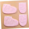 Beavorty 4pairs Paraffin Wax Gloves Insulated Mitt for Hand and Foot Heat Therapy Spa Moisturizing Mitts for Wax Bath Treatment Soft Cloth Liner view 2