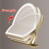 APLUSH Lighted Makeup Mirror with Touch Control, 360 Rotation, Adjustable Warm White/Natural/Daylight(B - Gold,60 * 72cm/23.6 * 28.3in) view 4
