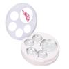5 Grids DIY Makeup Palette with Large Capacity, ABS Material Eyeshadow Container Tray for Blush Brow Powder, Ideal Beauty Lovers view 1