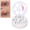 5 Grids DIY Makeup Palette with Large Capacity, ABS Material Eyeshadow Container Tray for Blush Brow Powder, Ideal Beauty Lovers view 4