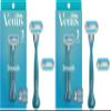 Gillette Venus Women's Razor, 1 Handle + 2 Refills, Pack of 2 | Smooth view 1