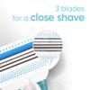 Gillette Venus Women's Razor, 1 Handle + 2 Refills, Pack of 2 | Smooth view 4