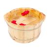BABYCE Foot Massager Spa Foot and Leg Spa for Adults,Sauna Wooden Bucket,Relax Pedicure Foot Bath,Foot Massage Spa for Home,Large Foot Bath Spa Tub Foot Spa Household Wash Ba view 1