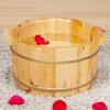 BABYCE Foot Massager Spa Foot and Leg Spa for Adults,Sauna Wooden Bucket,Relax Pedicure Foot Bath,Foot Massage Spa for Home,Large Foot Bath Spa Tub Foot Spa Household Wash Ba view 2