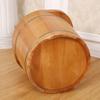 BABYCE Foot Massager Spa Wooden Foot Basin, Care with Lid Thicken Household Oak Foot Tub Basin Wooden Foot Bath Barrel Pedicure Basin Foot Spa Household Wash Ba view 4
