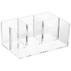 Alipis Makeup Brush Holder Pen Organizer Compartment Desktop Storage for Vanity Office Transparent Design for Easy Access to Cosmetics Stationery view 1