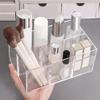 Alipis Makeup Brush Holder Pen Organizer Compartment Desktop Storage for Vanity Office Transparent Design for Easy Access to Cosmetics Stationery view 3
