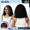 Sensationnel Dashly Lace Saltandpepper Wig - Sp Unit 4 Hand Tied Laceparting Ear to Ear Synthetic (2 DARKBROWN) view 4
