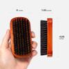 RED by Kiss Beard Brush with 100% Natural Boar Bristles for Men, Premium Wooden Brush, Beards Mustaches Grooming Shaving Comb, Tame and Soften Facial Hair (MILITARY) view 3