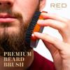RED by Kiss Beard Brush with 100% Natural Boar Bristles for Men, Premium Wooden Brush, Beards Mustaches Grooming Shaving Comb, Tame and Soften Facial Hair (MILITARY) view 4