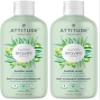 ATTITUDE Bubble Bath, EWG Verified, Plant and Mineral-Based Ingredients, Dermatologically Tested, Vegan and Cruelty-Free Body Care Products, Olive Leaves, 16 Fl Oz (Pack of 2) view 1