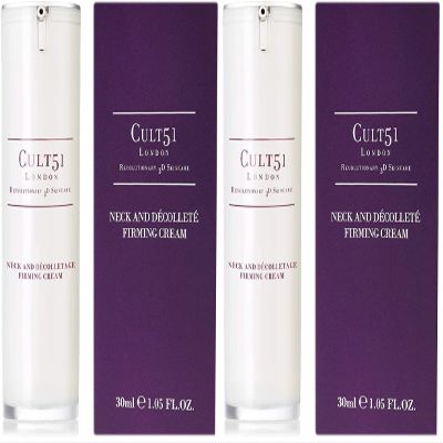 CULT51 Neck And Decollete Firming Cream - Intensely Hydrating Treatment - Prevents, Reduces Signs Of Aging And Sagging - Experience Glowing, Youthful Skin - Nourishing, Renewing Care - 1.05 Oz