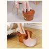 BABYCE Foot Massager Spa Wooden Foot Basin,Oak Foot Bath Green Care Household Thicken with Lid Insulation Wooden Foot Tub Foot Spa Household Wash Ba view 3