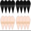 8 Pieces Triangle Powder Puff Face Soft Triangle Makeup Puff Velour Cosmetic Foundation Blender Sponge Beauty Makeup Tools (Pack of 2) view 1
