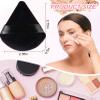 8 Pieces Triangle Powder Puff Face Soft Triangle Makeup Puff Velour Cosmetic Foundation Blender Sponge Beauty Makeup Tools (Pack of 2) view 3