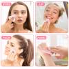 8 Pieces Triangle Powder Puff Face Soft Triangle Makeup Puff Velour Cosmetic Foundation Blender Sponge Beauty Makeup Tools (Pack of 2) view 4