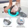 Shower Foot Scrubber With Pumice Stone Foot Scrubber For Shower & Bathtub Slipper Foot Exfoliator Tool Use For Foot Care Cleans Smooths & Removes Dead Skin On Foot Without Bending view 3