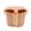 BABYCE Foot Massager Spa Solid Wood Foot Tub,Wooden Foot Basin,Smooth and Delicate Pedicure Barrels,Pedicure Bowl Spa Massage Pedicure BarrelsFoot Bath Barrel Foot Spa Household Wash Ba view 1