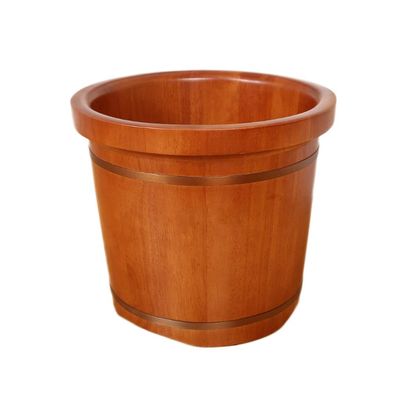 BABYCE Foot Massager Spa Wooden Foot Basin,Solid Wood Foot Tub Heightening Insulation Oak Foot Bath Pedicure Basin Care Gift Foot Spa Household Wash Ba