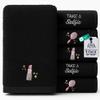 DAN RIVER Black Makeup Washcloths - Pack of 6 (13x13 in) - Ultra Soft Cotton Face Towels with Embroidery - Reusable, Quick-Dry & Machine Washable Makeup Remover Cloths for Bathroom, Spa & Salon view 1