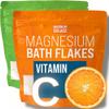 10 lbs Magnesium Flakes with Vitamin C, and 10 lbs Unscented Flakes: 2 Pack Bundle view 1