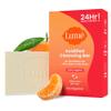 Lume Acidified Body Cleansing Bar - 24 Hour Odor Control - Removes Odor Better than Soap - Moisturizing Formula - Formulated Without SLS orParabens - OB/GYN Developed - 5 ounce (Clean Tangerine) view 1