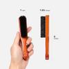 RED by Kiss Beard Brush with 100% Natural Boar Bristles for Men, Premium Wooden Brush, Beards Mustaches Grooming Shaving Comb, Tame and Soften Facial Hair (LONG HANDLE) view 3