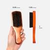 RED by Kiss Beard Brush with 100% Natural Boar Bristles for Men, Premium Wooden Brush, Beards Mustaches Grooming Shaving Comb, Tame and Soften Facial Hair (CLUB) view 3
