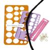 Bead It Wear It Love It Loc Measuring Tool, Sisterlocks Microlocs Wicks Sizing Tool, Dreadlock Hair Accessories, Precision Loc Measuring Tools Set for Perfect Loc Jewelry Sizing (Pink Small (2-10mm)) view 1