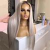 13X4 Ice Blonde Straight Lace Front Human Hair Wigs Ombre Ash gray9 Short Bob Wigs 13X6 Hd Lace Frontal Wig For Women Ice Blonde Straight 20inches#4x4 Closure Wig 150 view 3