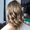 13X4 Ash Blonde Brown Highlight Wig 13X6 Hd Lace Frontal Wig Glueless Short Wavy Human Hair Wigs For Women 360 Frontal Wig 18inches#180 Density view 3