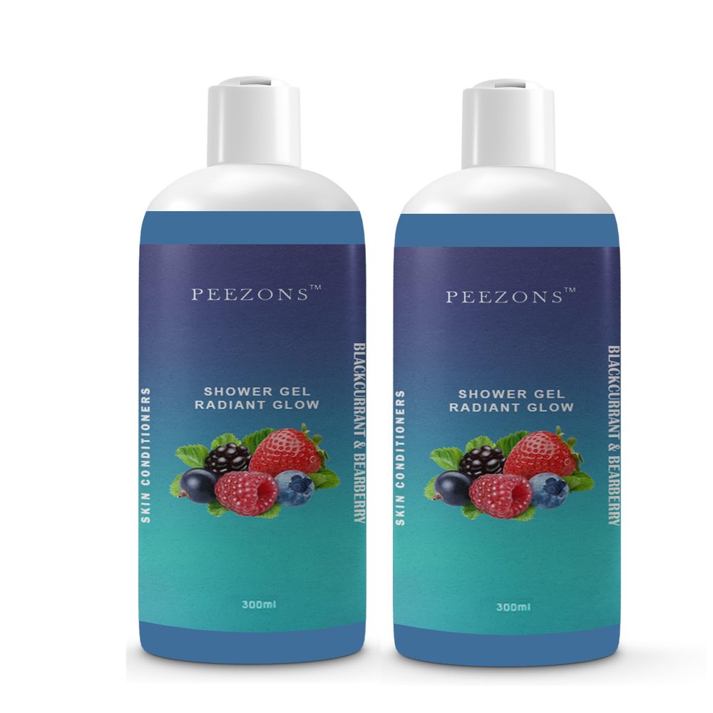 PEEZONS Radiant Glow Shower Gel For Smooth And Soft Skin - 300 ML (Pack Of 2) - PZN-19