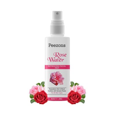 PEEZONS Rose Water Gulab Jal Spray Refreshing Facial Mist - 100 ML (Pack of 1)