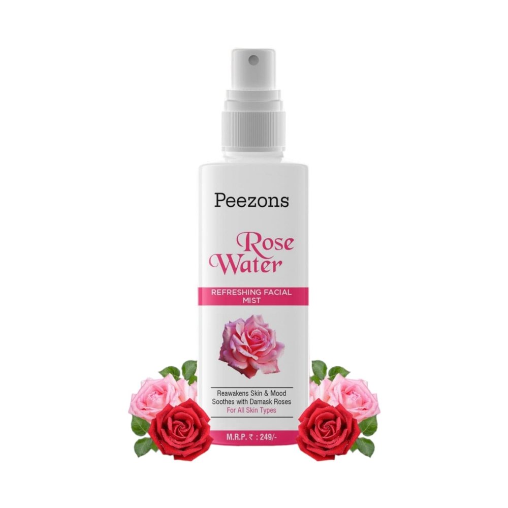 PEEZONS Rose Water Gulab Jal Spray Refreshing Facial Mist - 100 ML (Pack of 1)