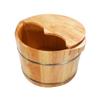 BABYCE Pedicure Foot Soak Tub Footbath,Wooden Foot Basin,Solid Wood Foot Tub,Pedicure Bowl Spa Massage Pedicure Barrels Household Foot Bath Barrel,with Lid Foot Spa Household Wash Ba view 1