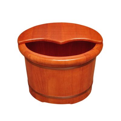 BABYCE Pedicure Foot Soak Tub Wooden Foot Basin,Oak Foot Bath Barre,Smooth and Delicate Pedicure Barrels Pedicure Bowl Spa Massage for Soaking Feet Massager Foot Tub Foot Spa Household Wash Ba