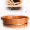 BABYCE Foot Massager Spa Wooden Foot Basin,Oak Foot Bath Barre,Pedicure Bowl Massage Barrels Pedicure Smooth and Delicate Pedicure Barrels Solid Wood Foot Tub Foot Spa Household Wash Ba view 4